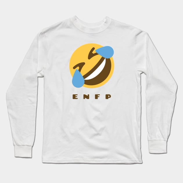 Laughing ENFP Gift T-Shirt Long Sleeve T-Shirt by AlmostAdult
